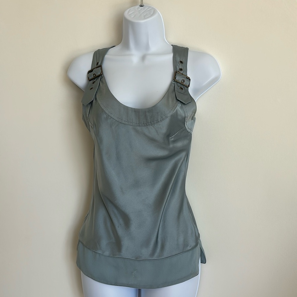 Blue Catherine Malandrino shirt